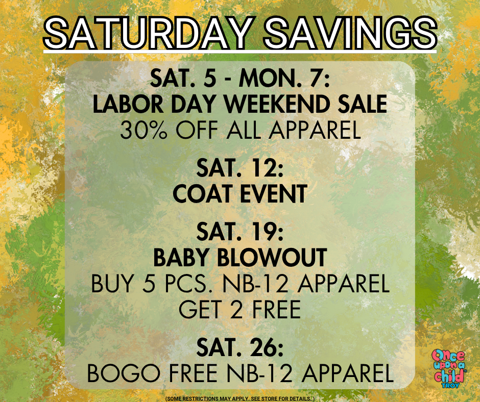Saturday Savings